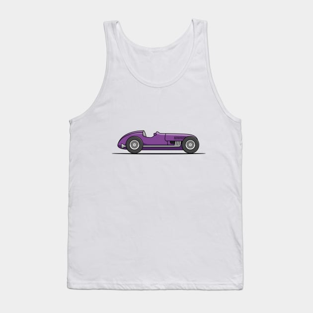 Classic Racing Car - Purple Tank Top by JingleSnitch